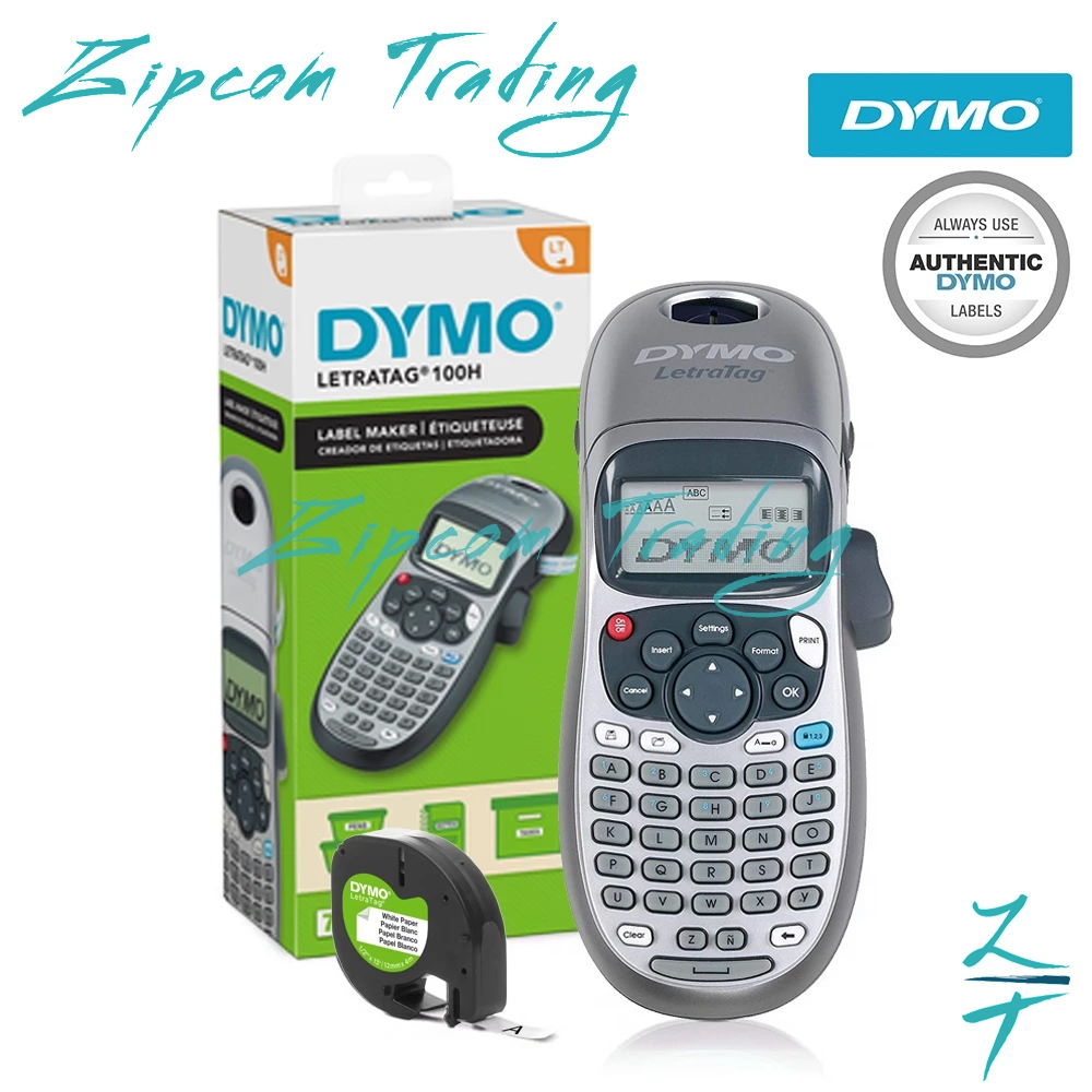 Dymo LetraTag LT-100H Handheld Label Maker / LetraTag LT-200B Bluetooth / LabelManager 160 Portable Label Maker