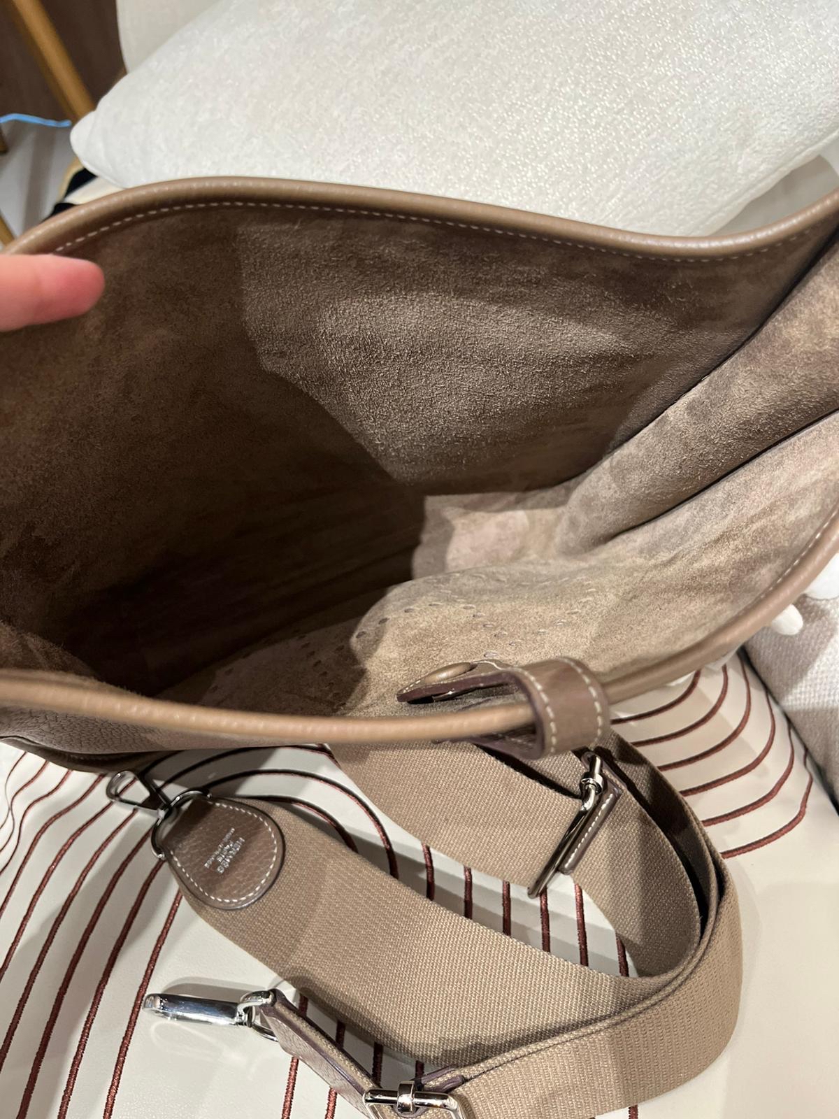 Hermes Evelyne 29 大象灰銀扣 Stamp D 100%Authentic, 98%New ✅Dust bag