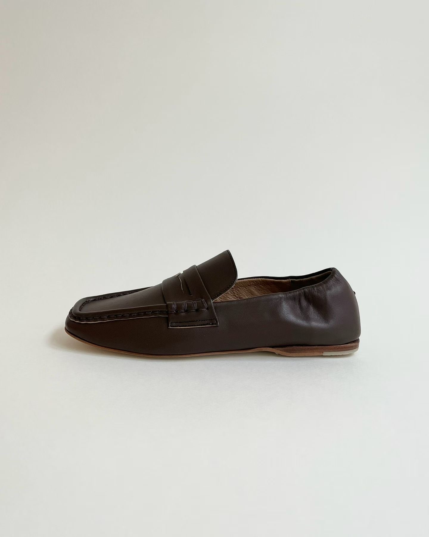 英倫風樂福鞋 1cm羊皮