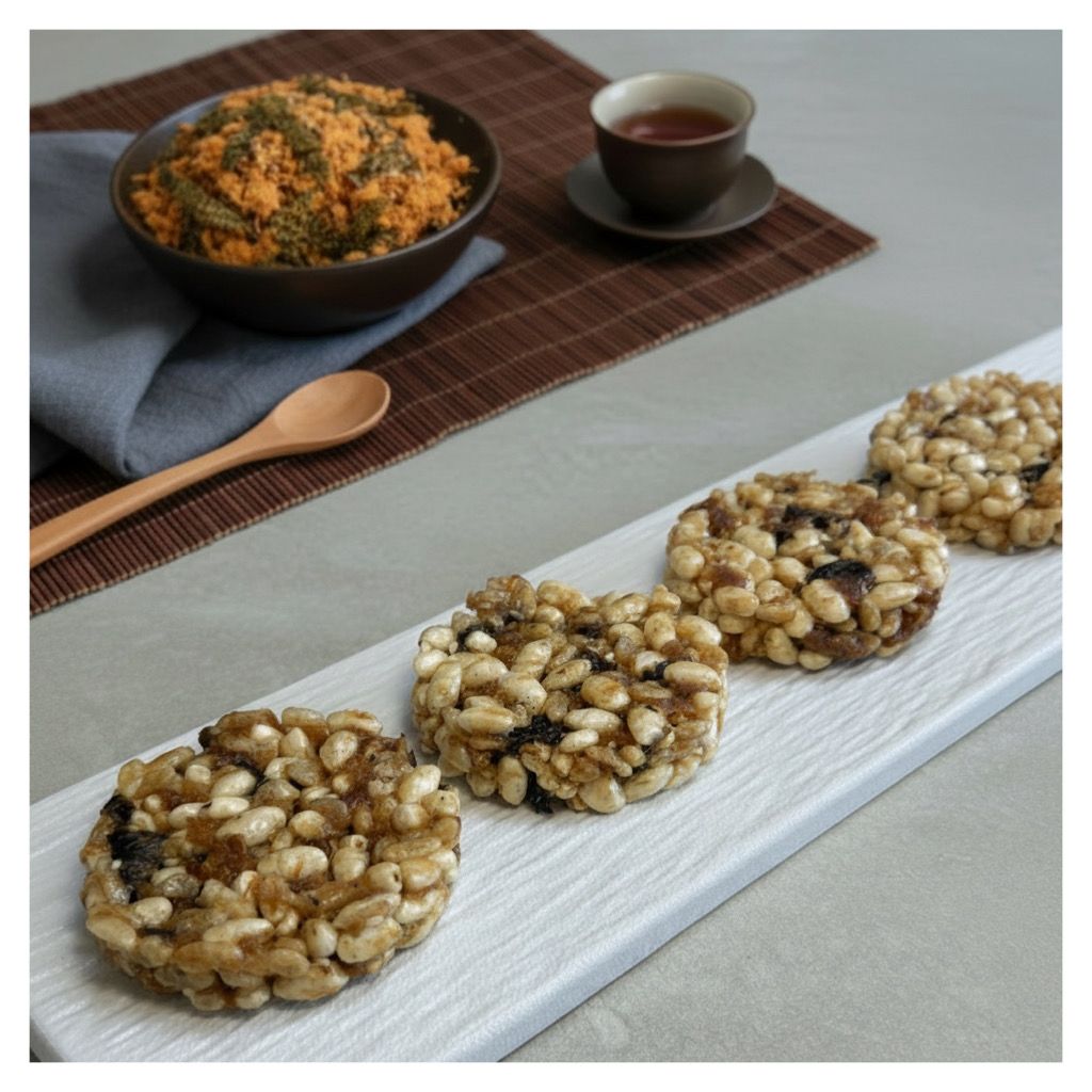 傳統風味米香酥餅：酥脆口感，懷舊滋味