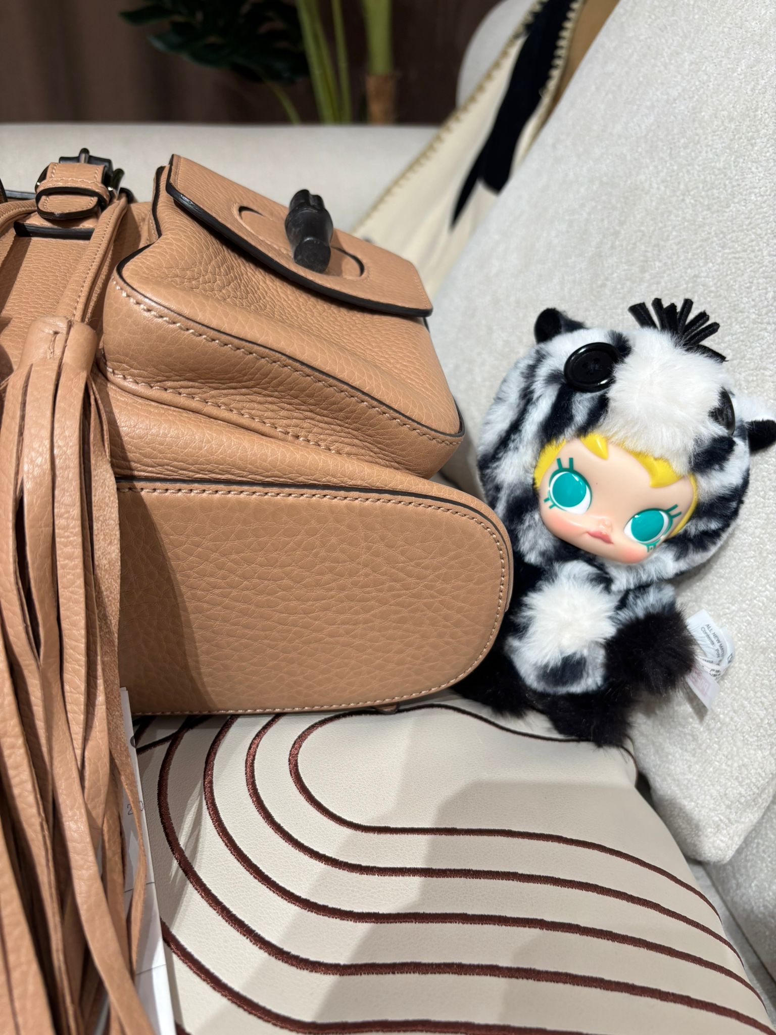 Gucci backpack 牛皮bamboo 扣背囊 100%Authentic,95%new ✅ 收據✅塵袋