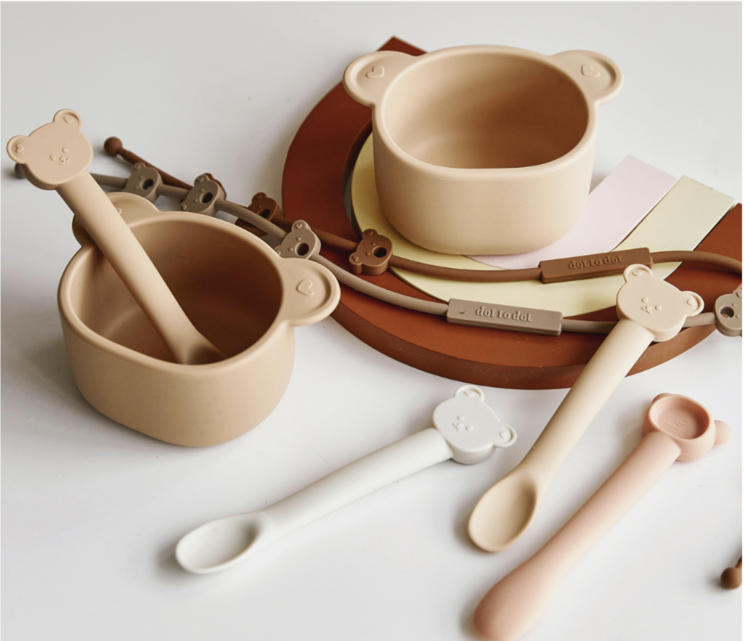 Dottodot 硅膠熊仔碗