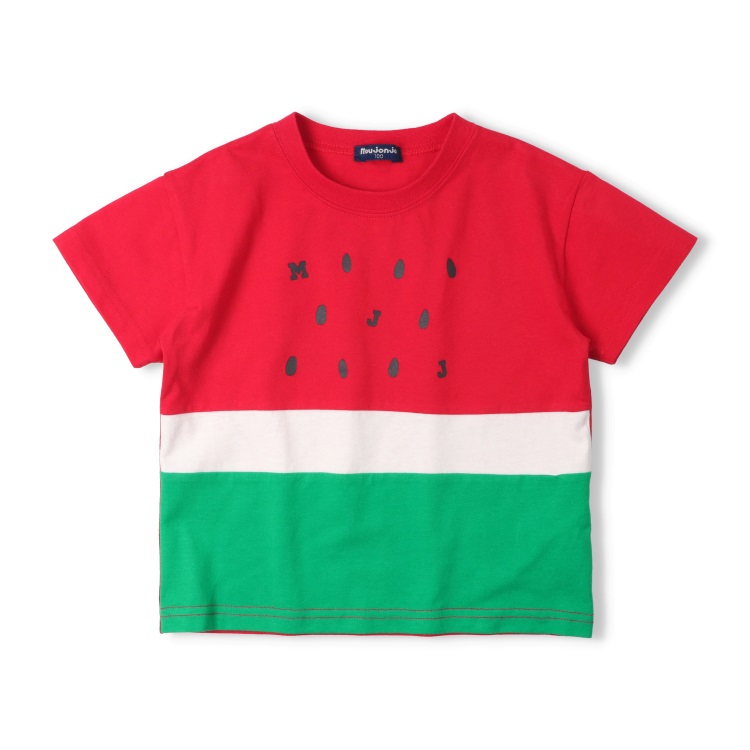 🆕【⭐訂購⭐】  日本直送🌀西瓜🍉 / 奇異果🥝 撞色短袖Tee🌀[ELCA-0227][260425]
