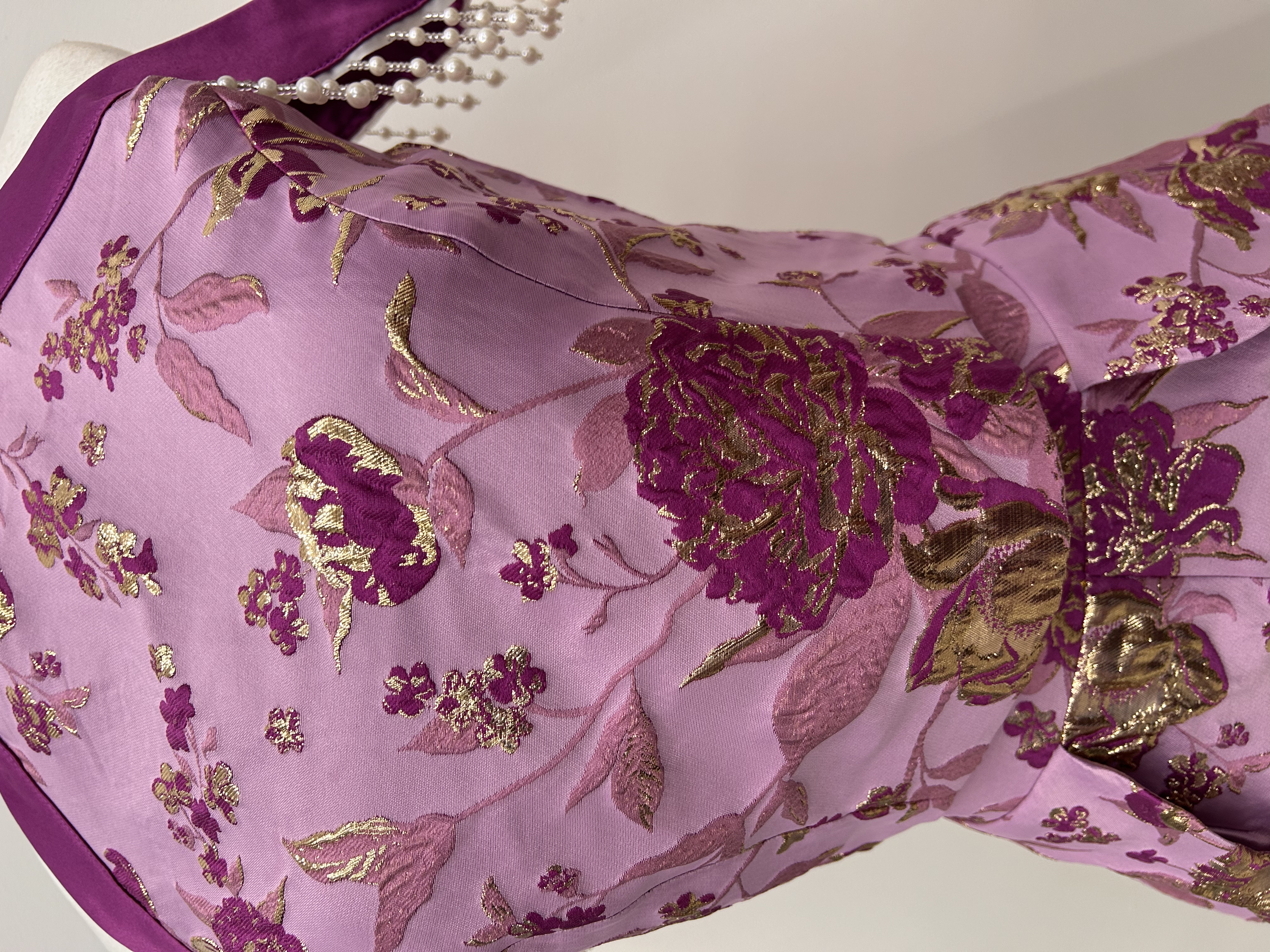 576.WB Cheong San Beaded Top & Pants