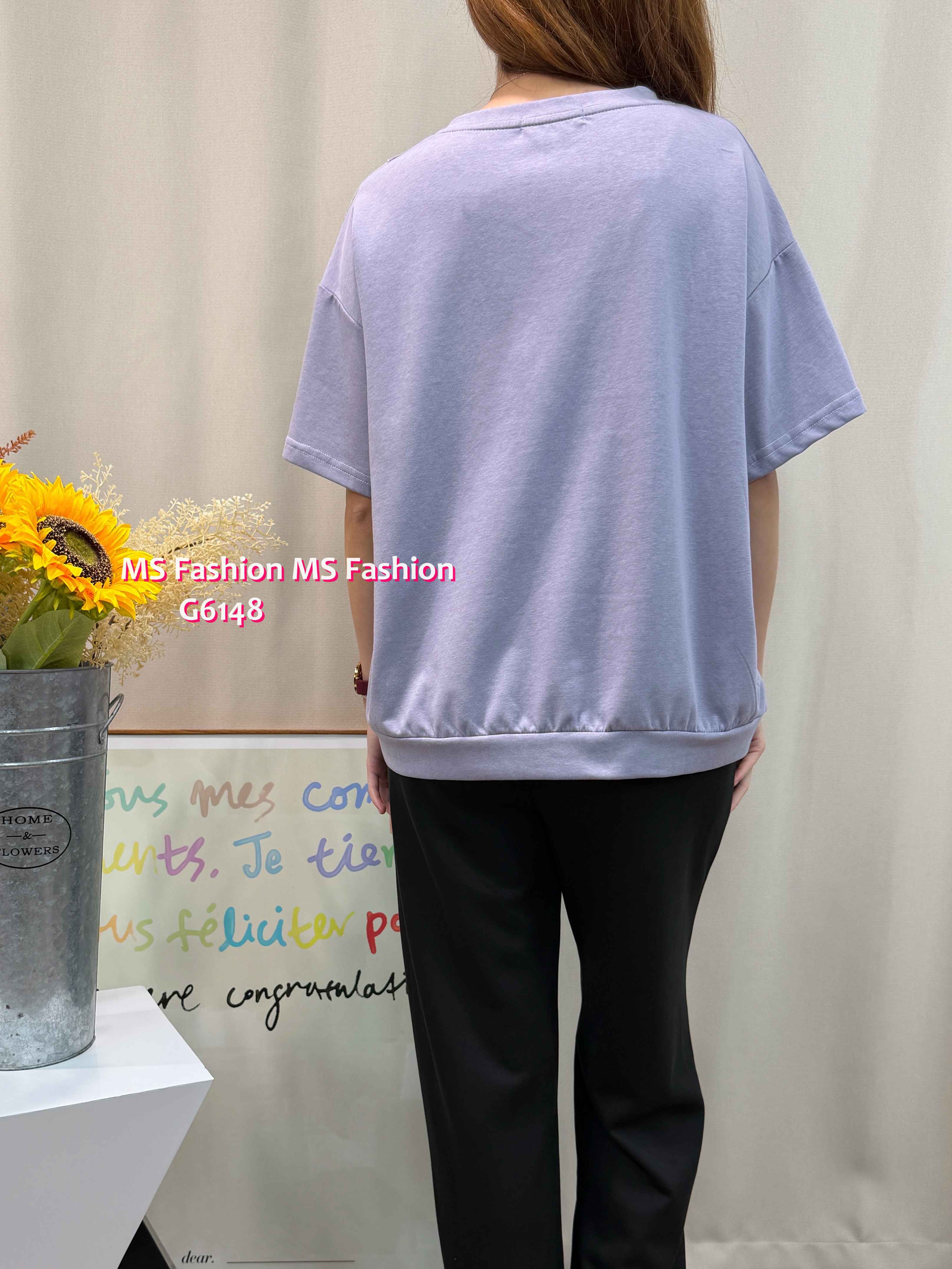 G6148 韓國🇰🇷靚色拼布top