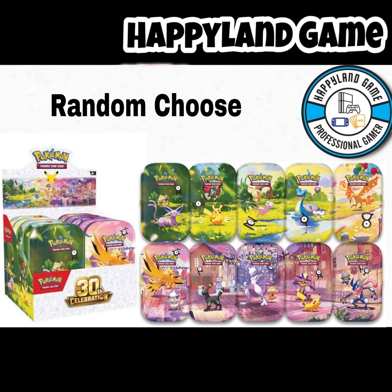 Pokemon TCG 30th Celebration - Mini Tin (Random)