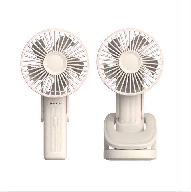 Bodysonic E-Fan [白色] 獨家旋轉USB支架夾子   