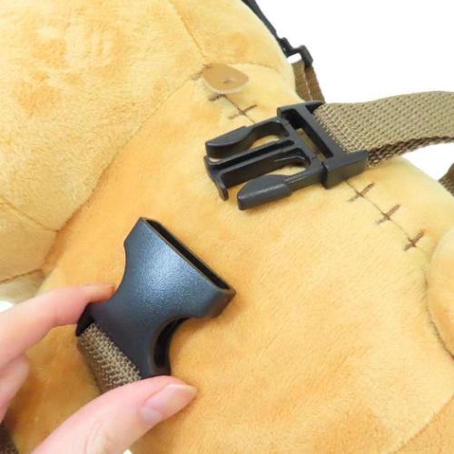 鬆弛熊 Rilakkuma 公仔造型斜孭袋／行李箱掛袋
