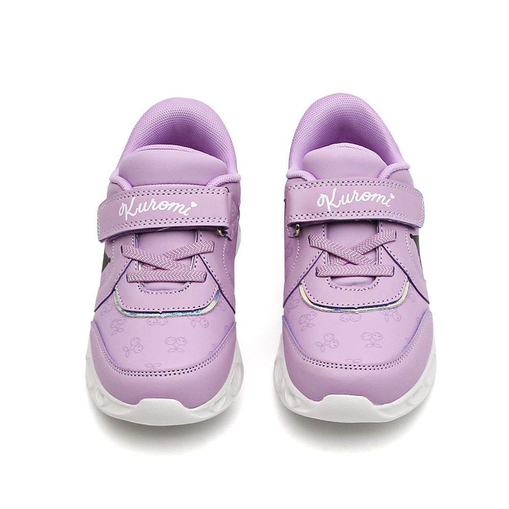 🇰🇷預訂 韓國直送🇰🇷Sanrio Kuromi人物印花魔術貼LED閃燈波鞋