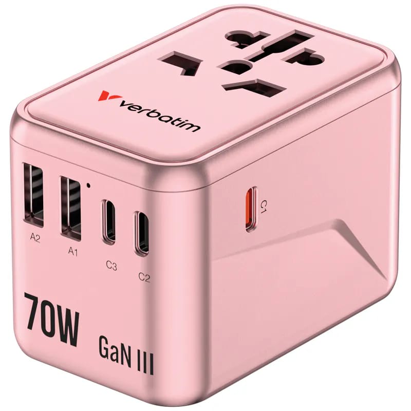Verbatim 70W GaN III 萬用旅行轉接器