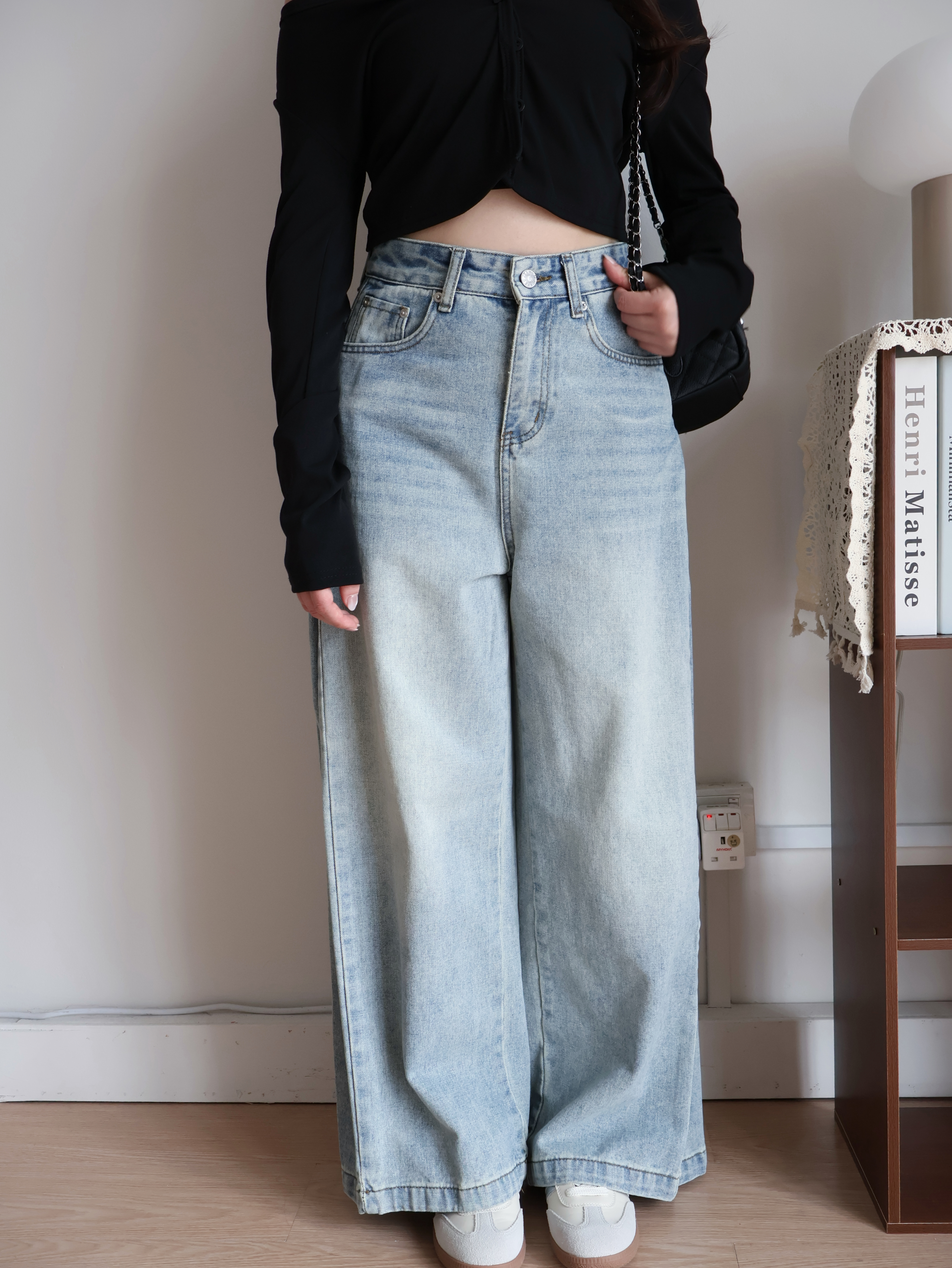 Billie Barrel Jeans | Light Blue