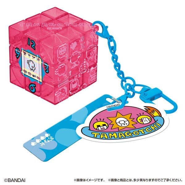 (預訂訂金 $100) (總價 $378) MegaHouse RUBIK's ID Tamagotchi 他媽哥池 鎖匙扣 (原盒6盒) (1套6款) (行版)
