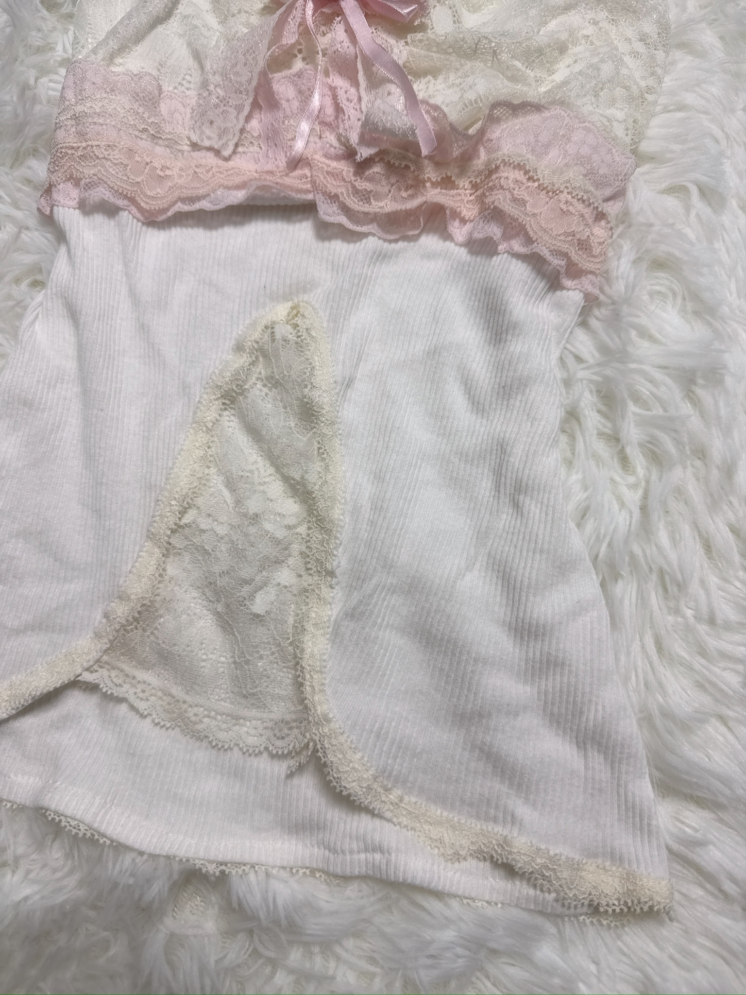 Balletcore Lace Rose Remade Camisole