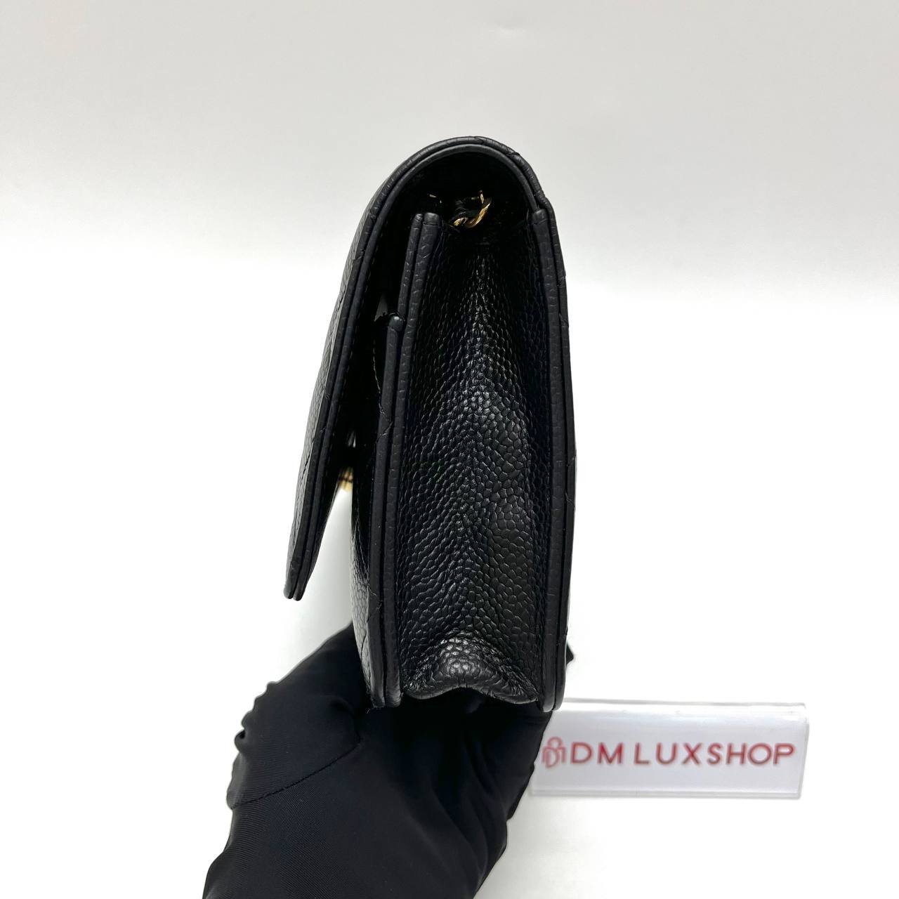 Chanel Black Caviar Classic Flap WOC (Microchip)
