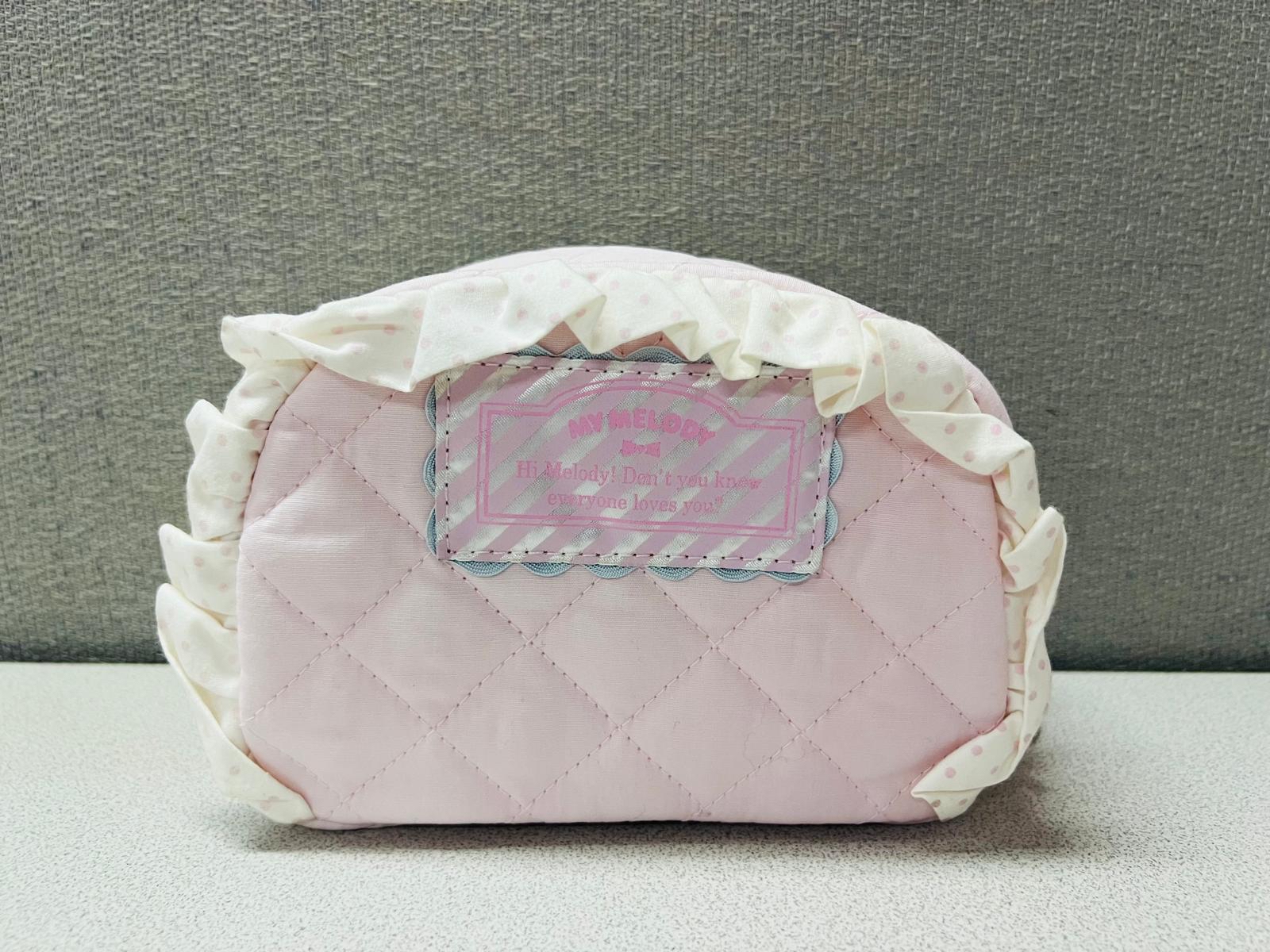 🎌日本直送🎌 Melody 刺繡格仔立體頭形化妝袋