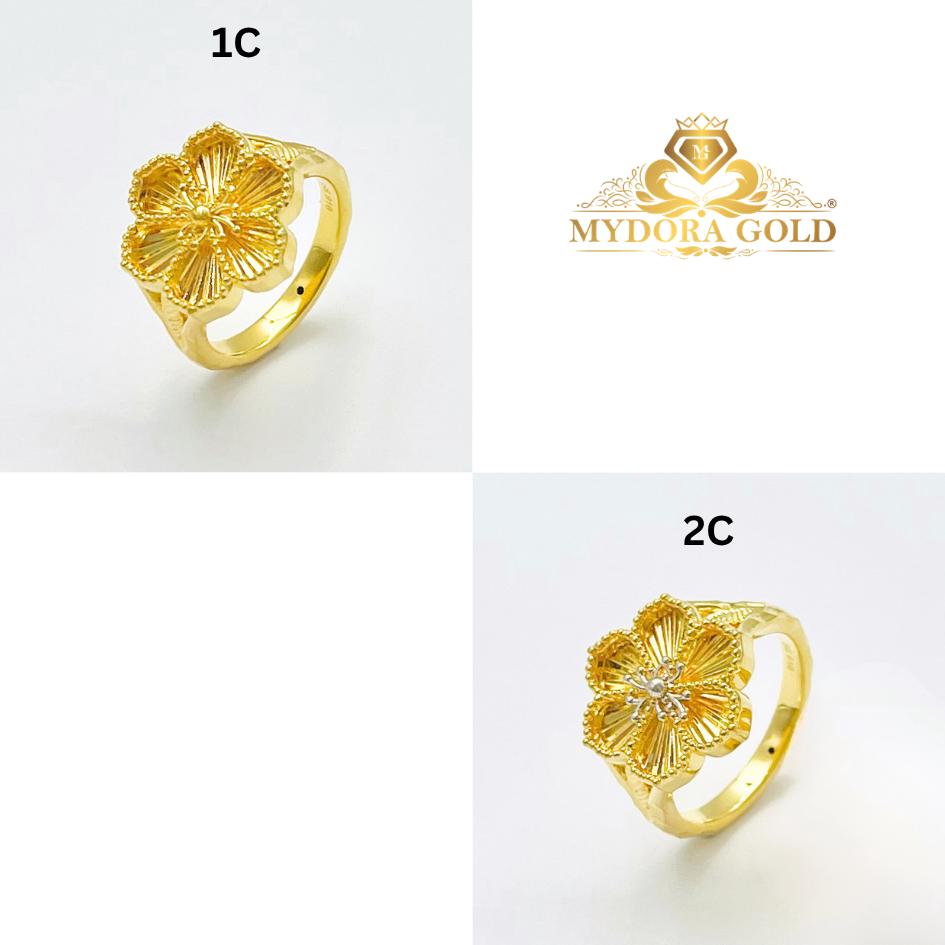 MYDORA Cincin Bunga Seri Emas (5G) l EMAS 916/22K