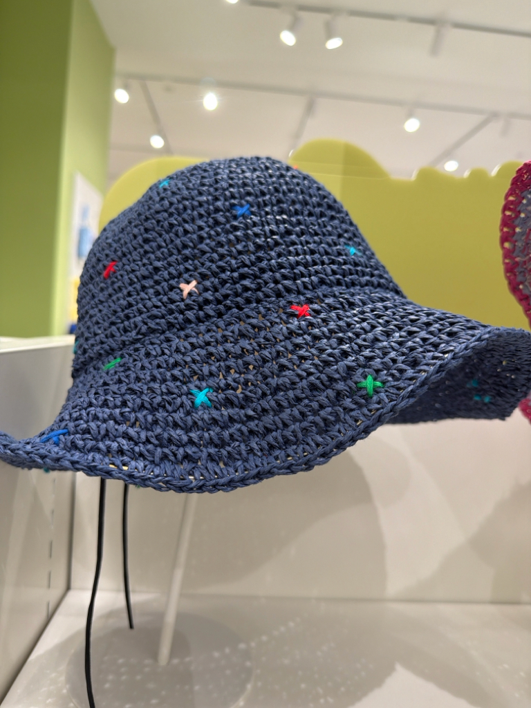 Colorful Mixed Yarn Straw Hat