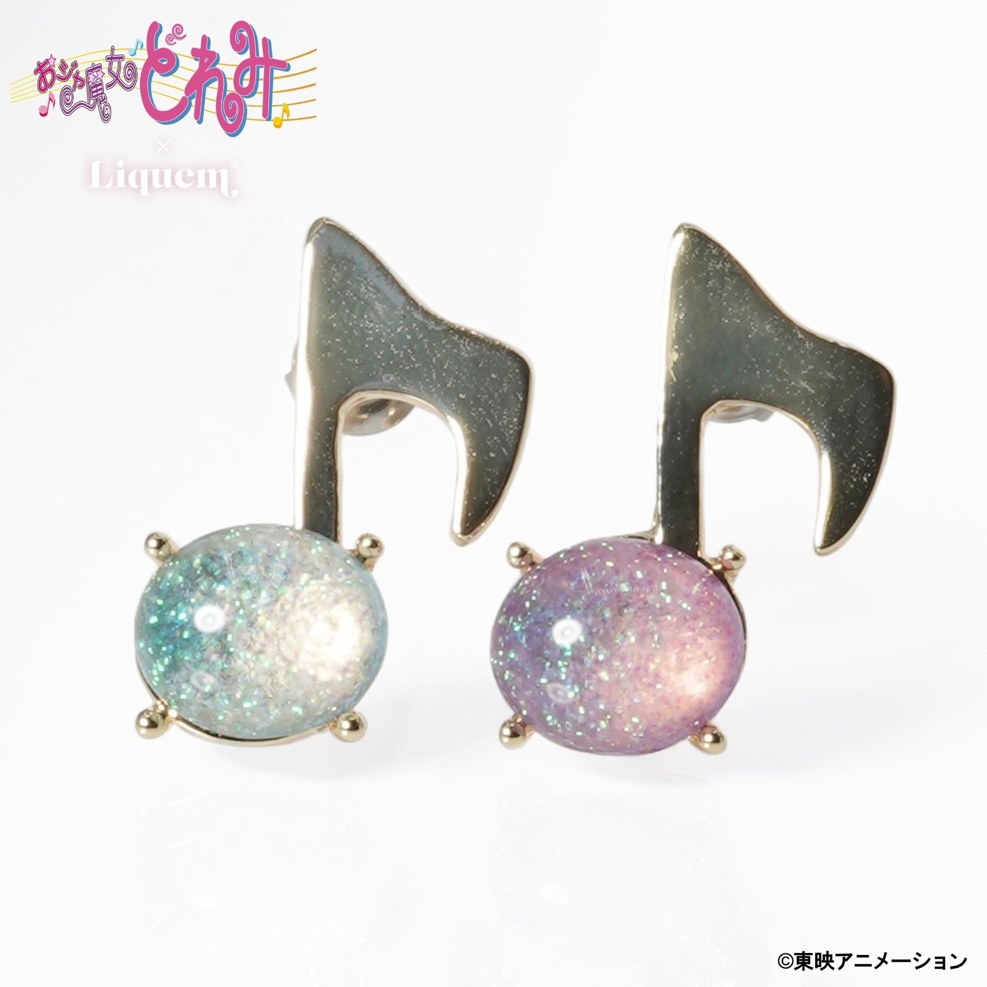 小魔女DoReMi 日本限定 Liquem 愛子&音符 耳飾(耳針/耳夾) #P-DOG0976 [Liquem] (PRE-ORDER) [2026/09]