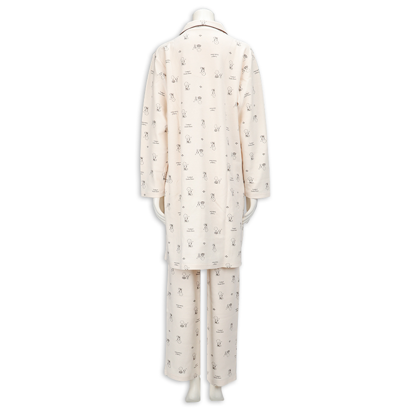 🇯🇵預訂 日本直送🇯🇵Snoopy史努比滿印象牙色孕婦哺乳長袖家居服套裝
