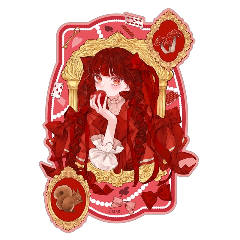 《Pre-Order》Sparkling Sticker｜りぼん Ribbon Summer Greeting (26176-P）