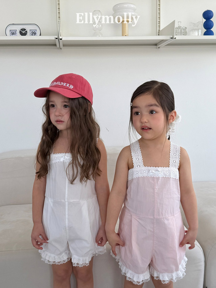 🇰🇷Ellymolly連身褲Ivory