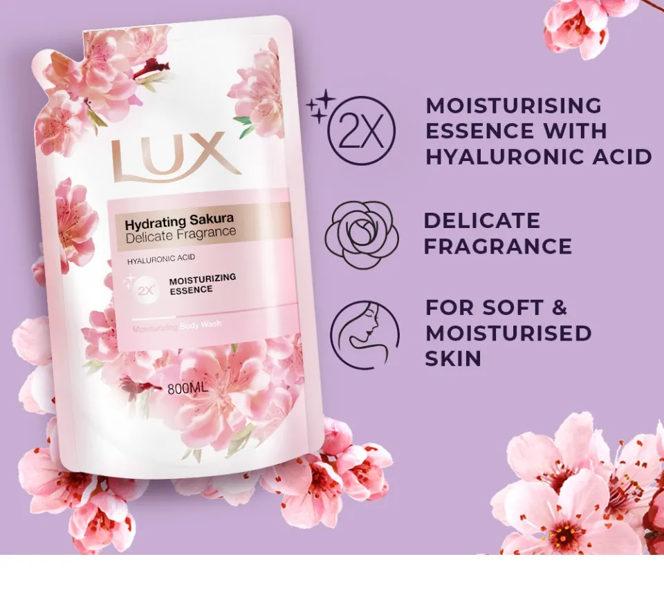 Lux Shower Cream (Refill Pack) 600ml / HHYDRATING SAKURA