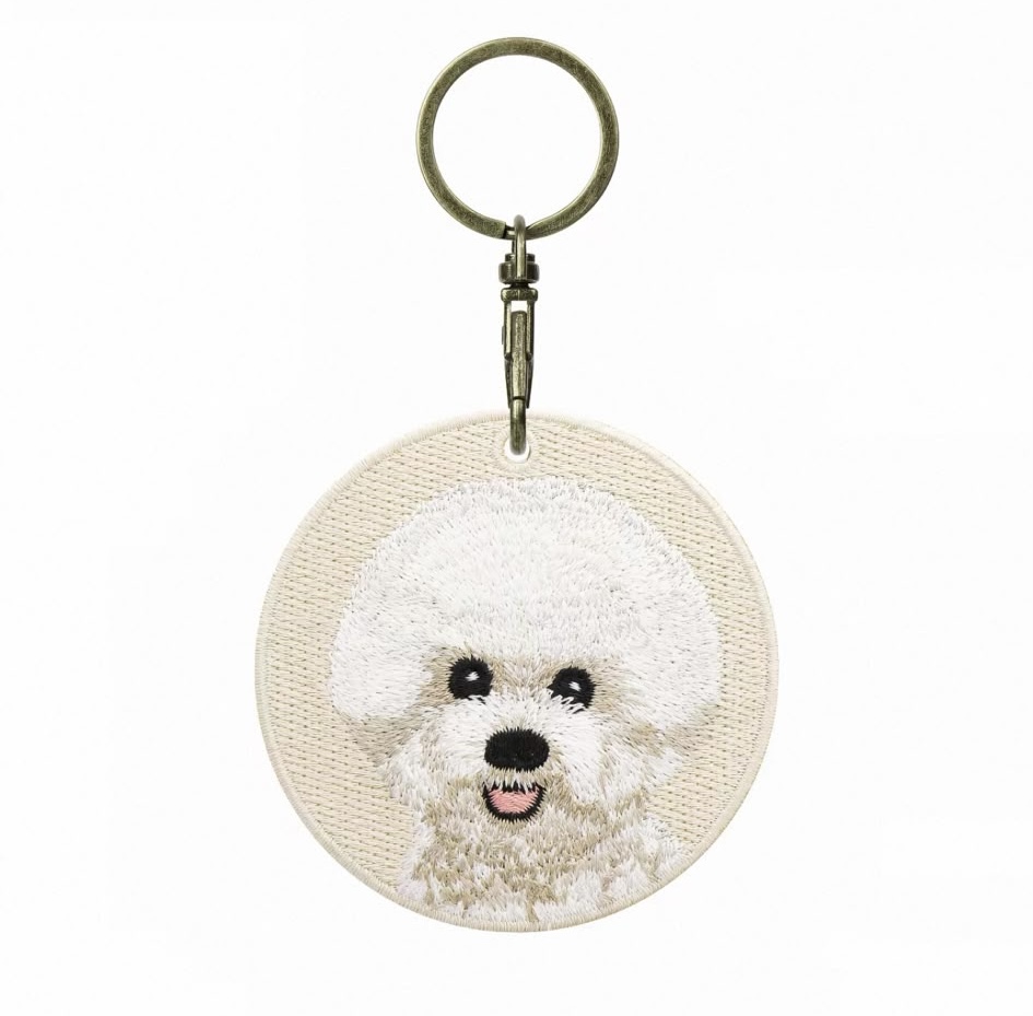 【犬類🦮】雙面刺繡吊飾