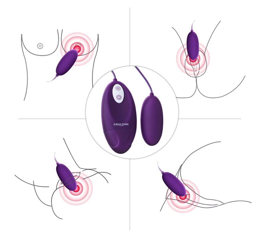 Erocome - Lyra Solo 天琴座防水震蛋 - 紫色 照片-15