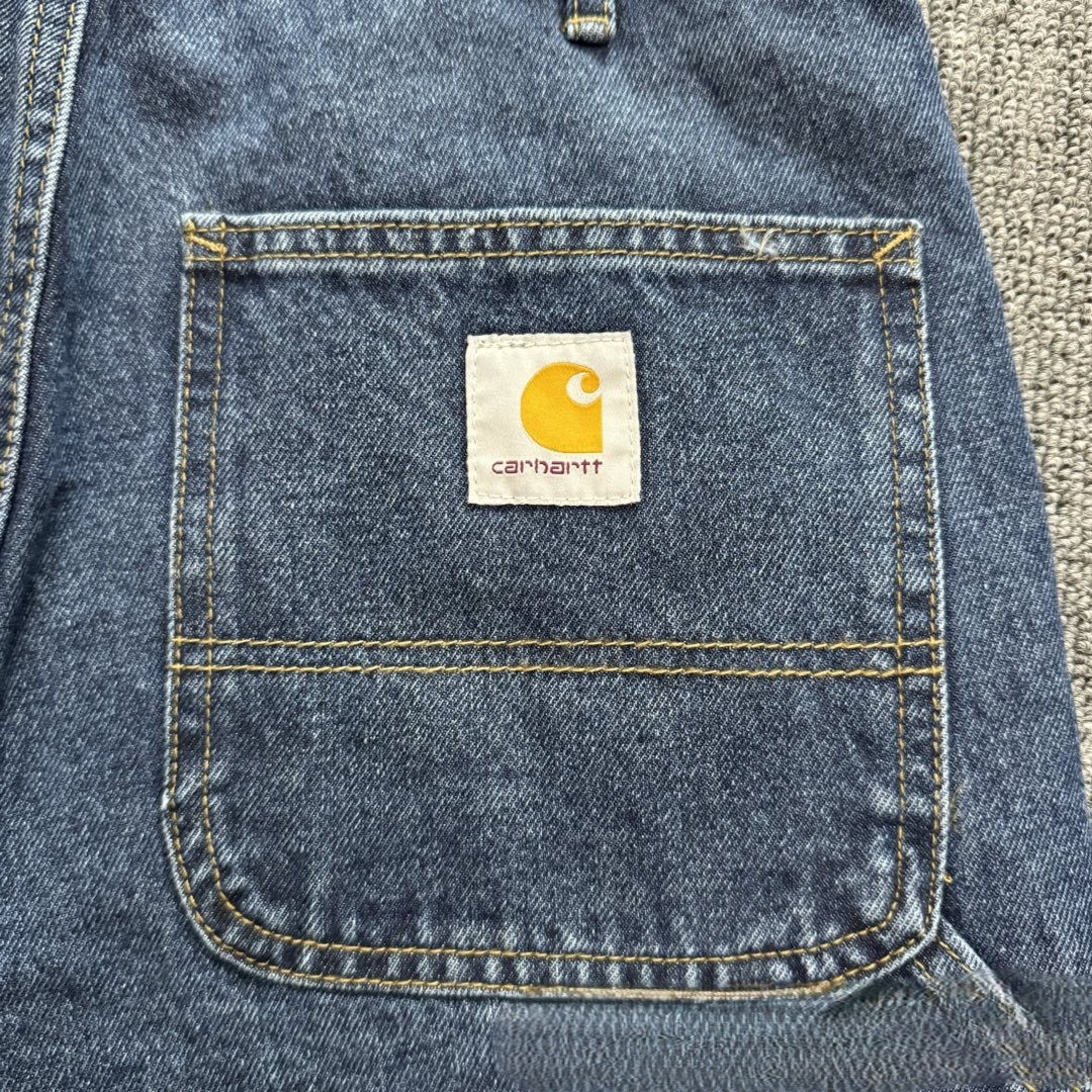 預訂 Car hartt 復古水洗牛仔五分工裝短褲