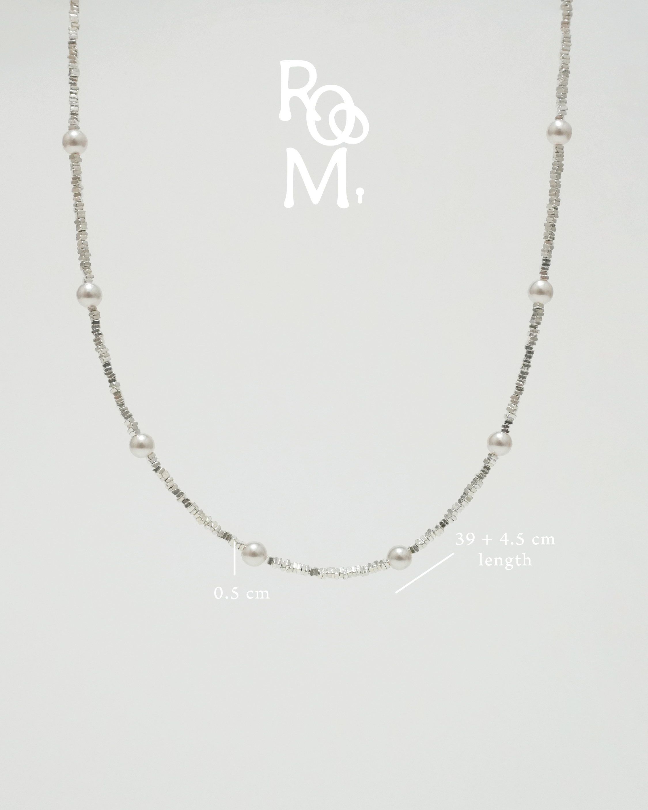 Twisted Harmony Pearl Necklace