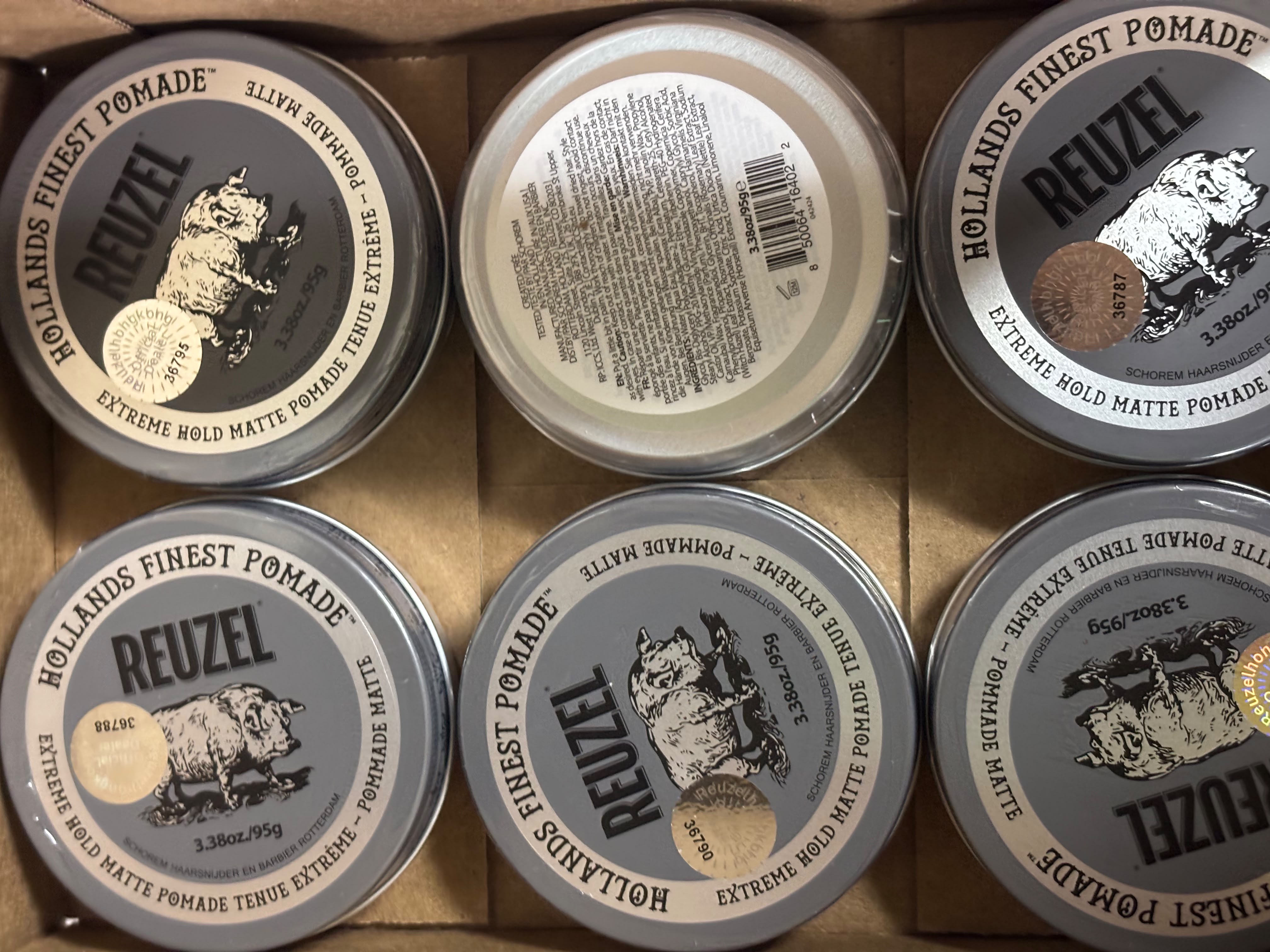 Reuzel Extreme Hold Matte Pomade（灰豬）35g