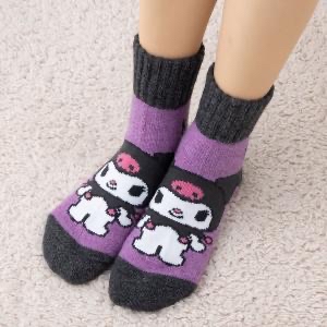 Sanrio kuromi (23~25cm)室內保暖襪SIL753005-062