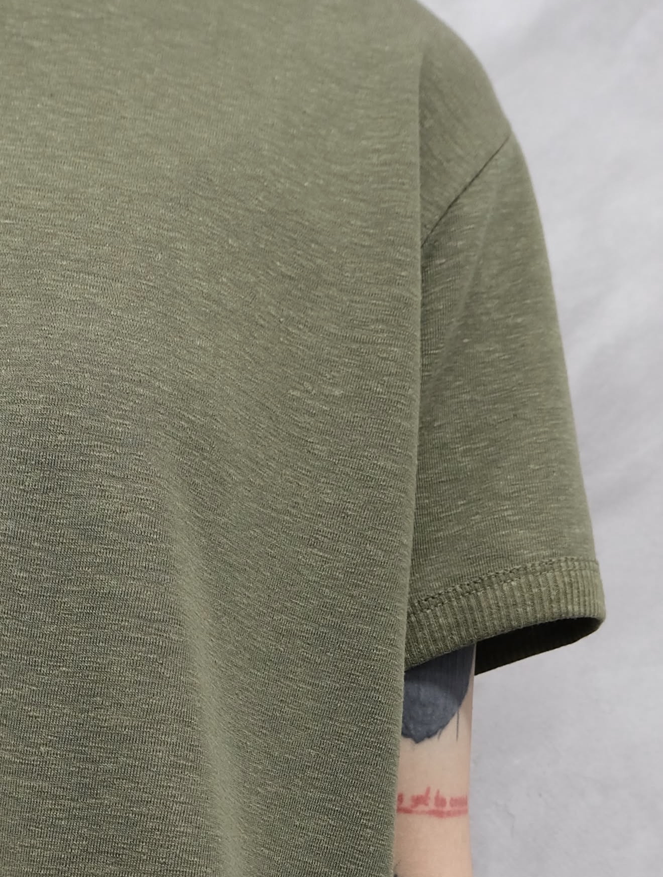 Linen basic tee #top139