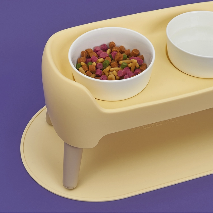 SuperPet🇰🇷抗菌圓潤陶瓷寵物碗(單品)