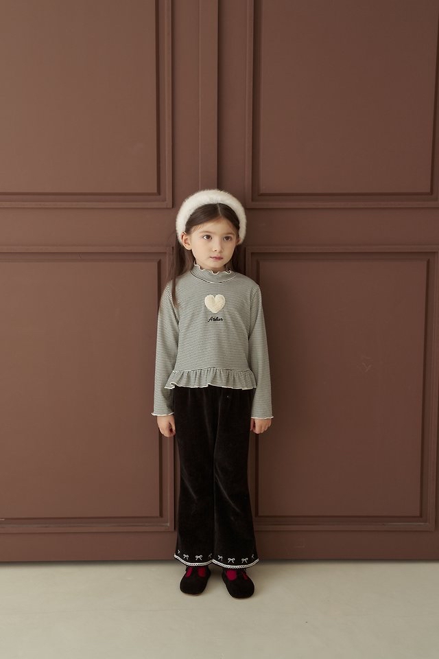Momoann | Ribbon Bootcut Pants