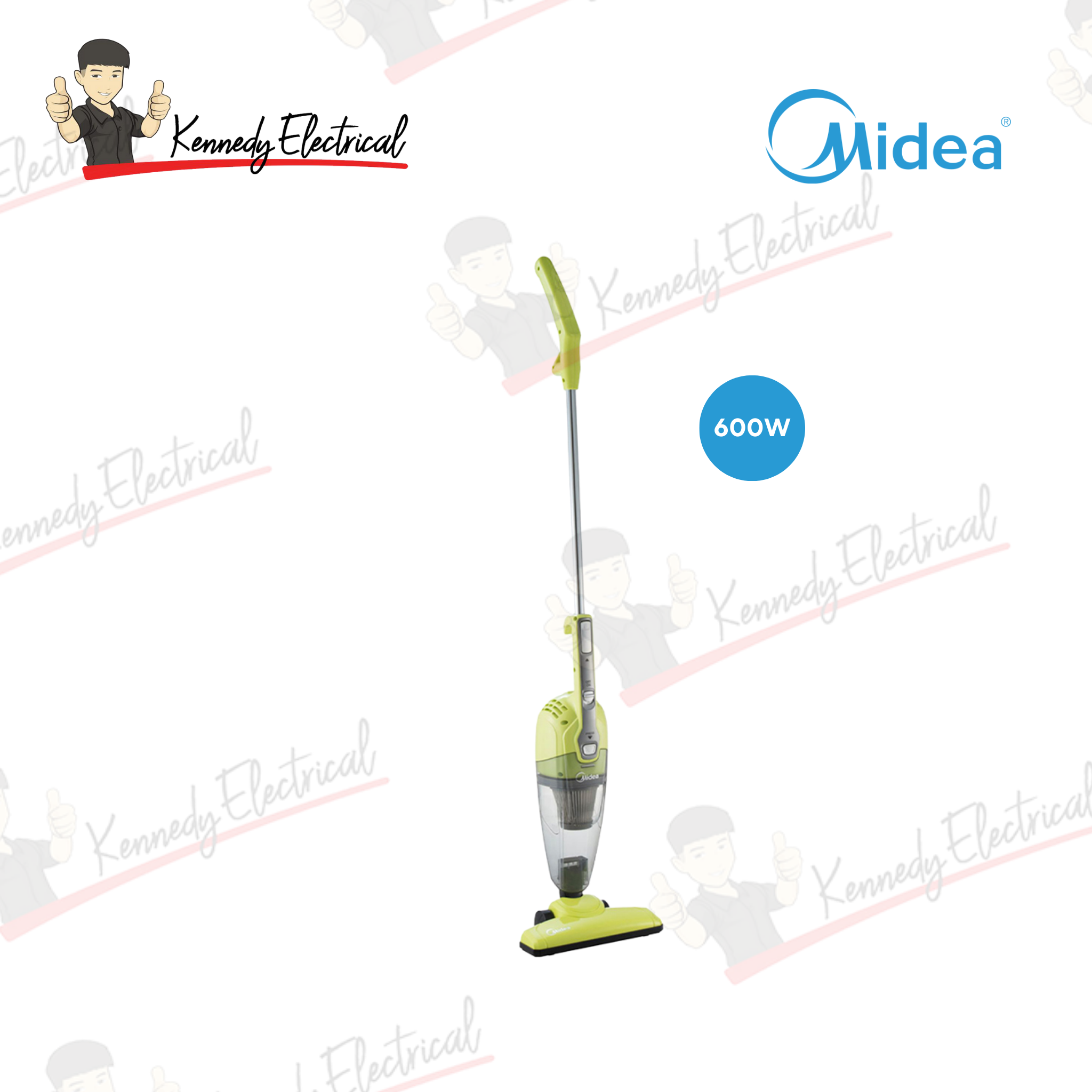 Midea 600W 2-in-1 Corded Stick Vacuum Cleaner Green (MVC-16T-GN)