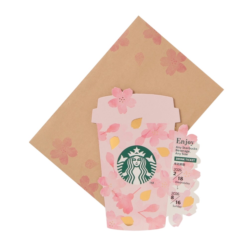 🎀【預訂】 Starbucks JP Sakura 2026 Collection 飲品留言卡