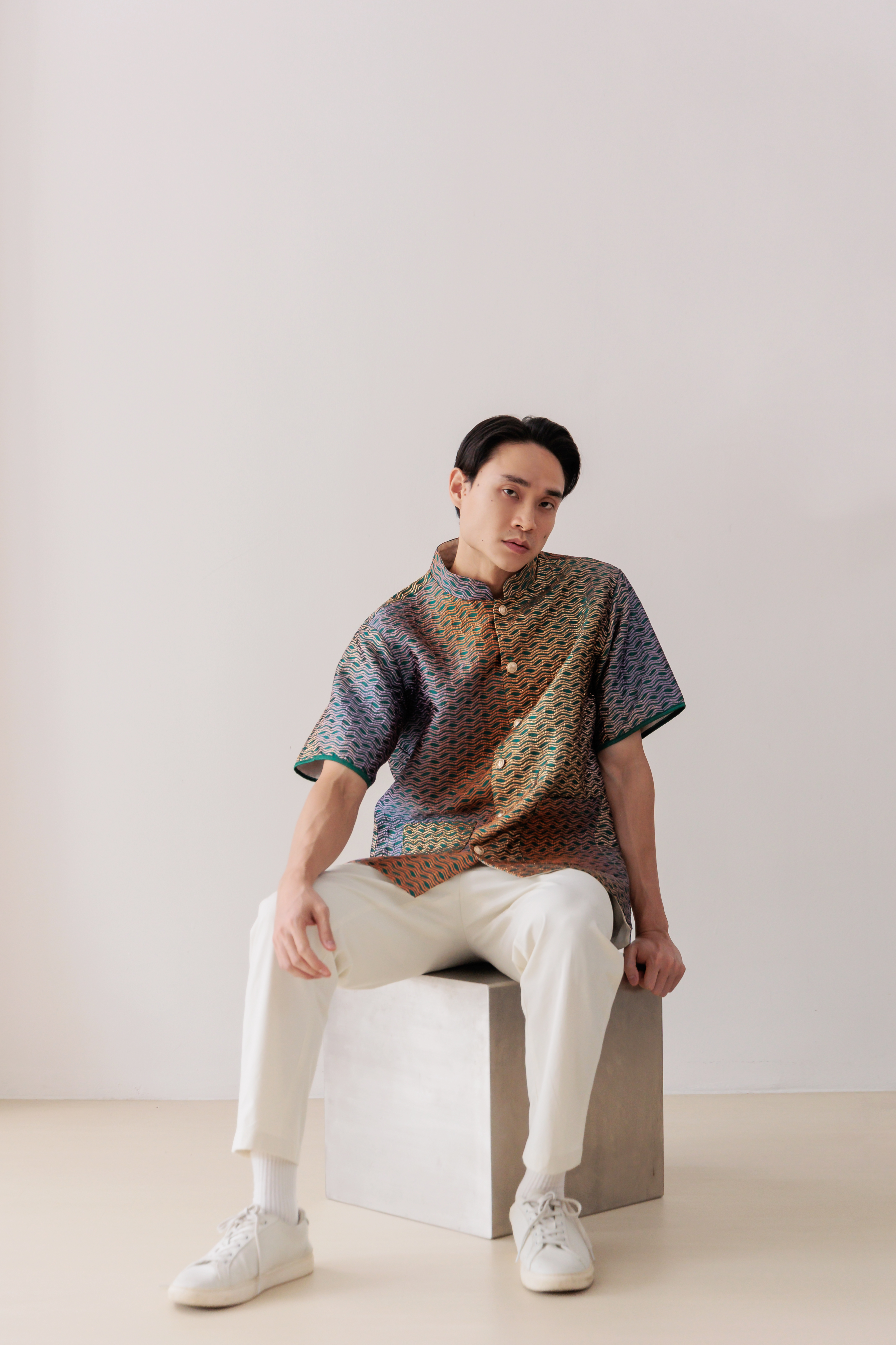 【Pre- Order】Golden Radiance Jacquard Shirt  祥光耀金 IW003