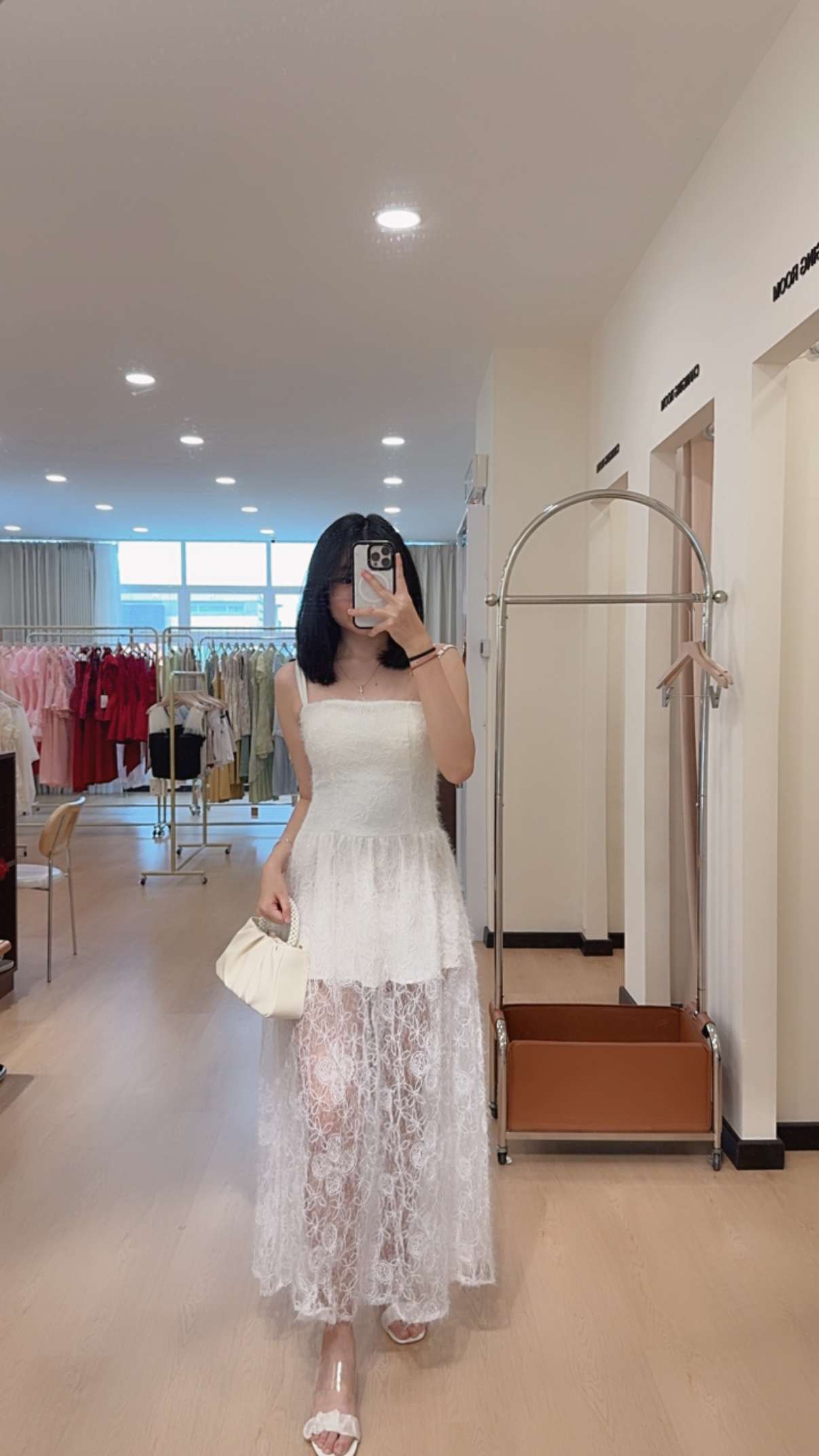 000206蕾丝吊带连身裙