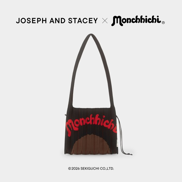 [JOSEPH AND STACEY x monchichi] Lucky Pleats Neat Cross-Body Monchichi (2款)