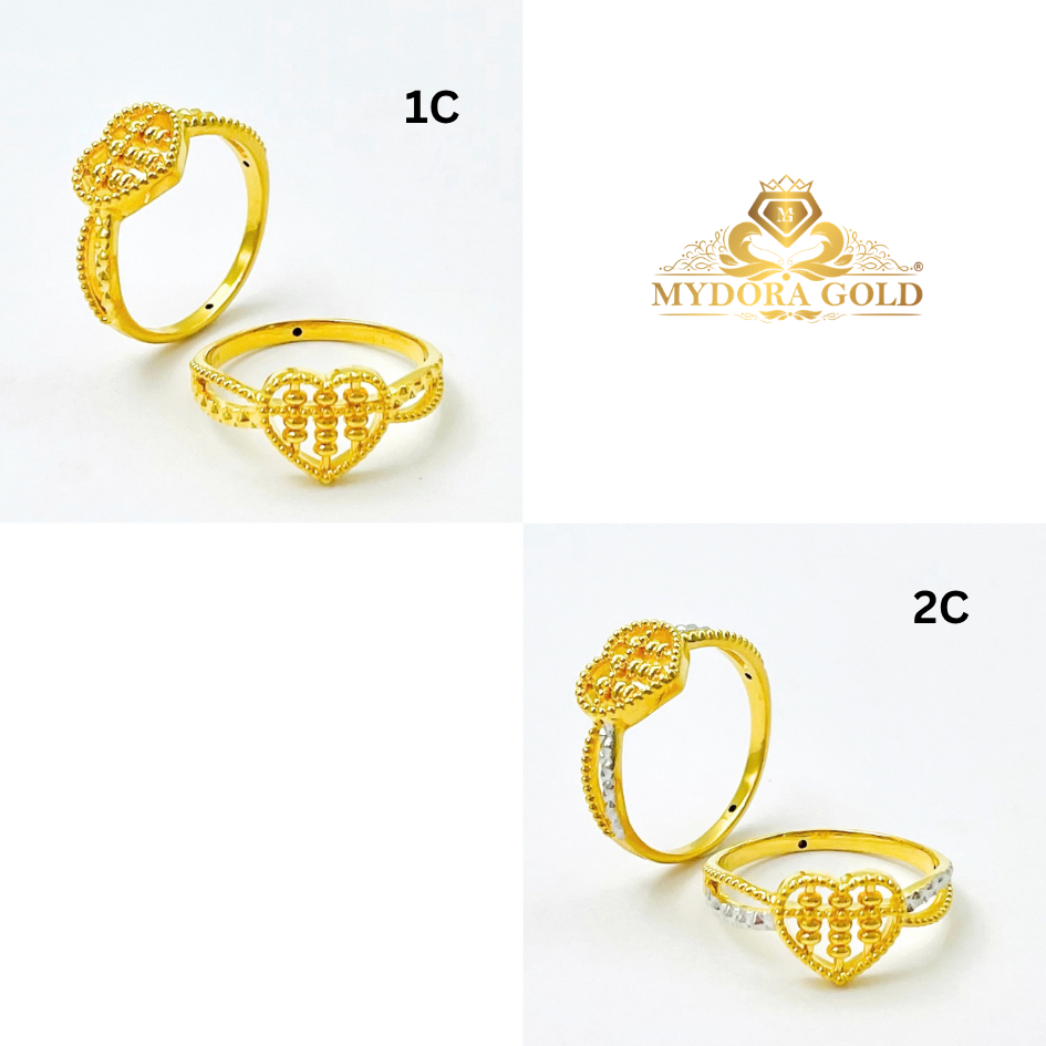 MYDORA Cincin Love Abacus (5G) l EMAS 916/22K