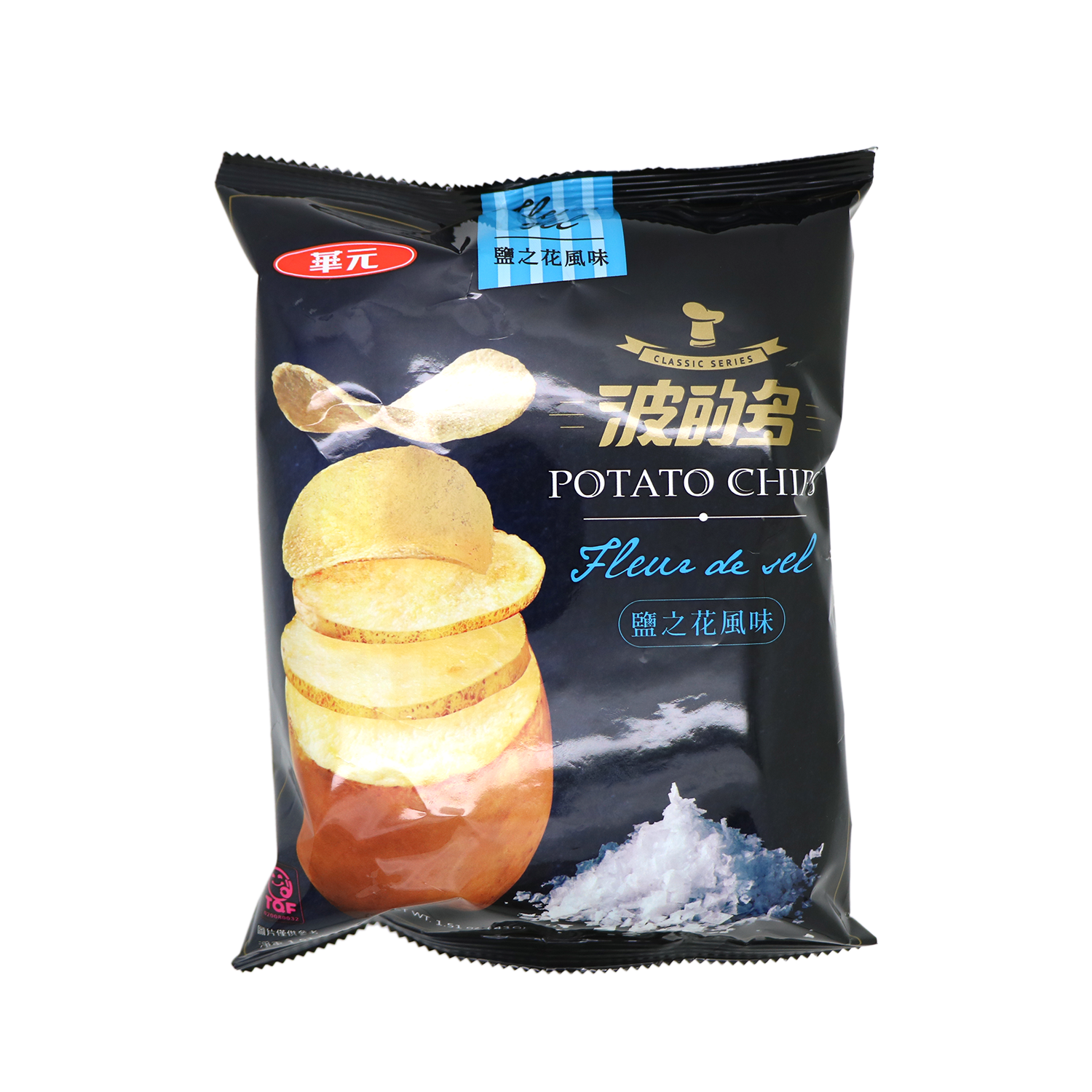 波的多-洋芋片-鹽之花(全素) 34g/ Potato Chips-Fleur De Sel Flavor (Vegan) 34g