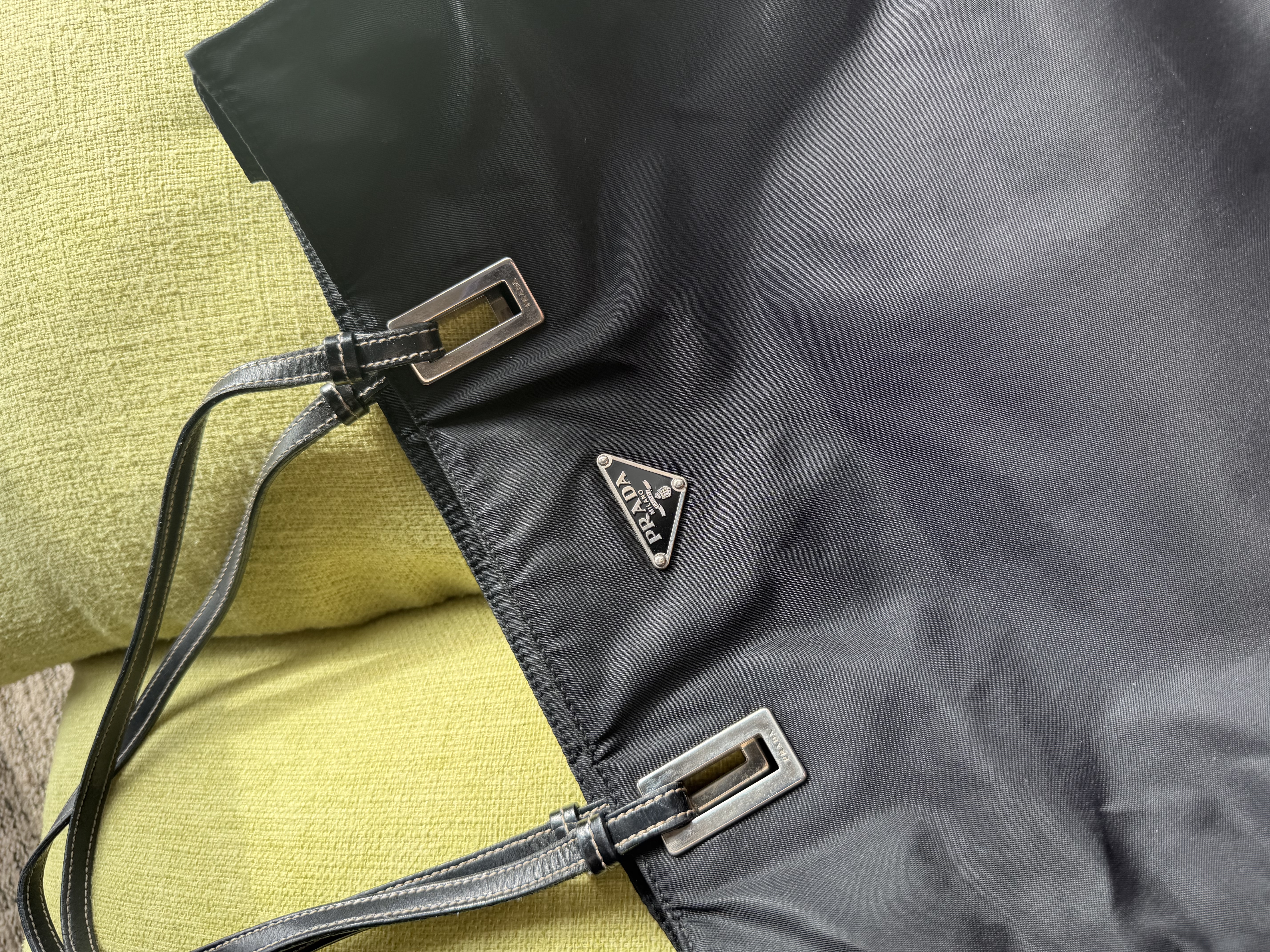 Prada black tote bag