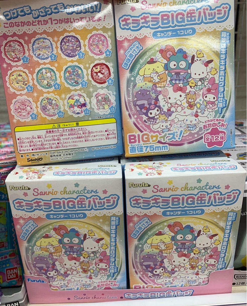 SANRIO 襟章食玩盲盒 - 01260294