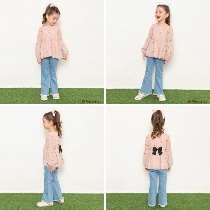 🇯🇵預訂 日本直送🇯🇵Branshes x Miffy系列兩色人物花花刺繡雪紡上衣