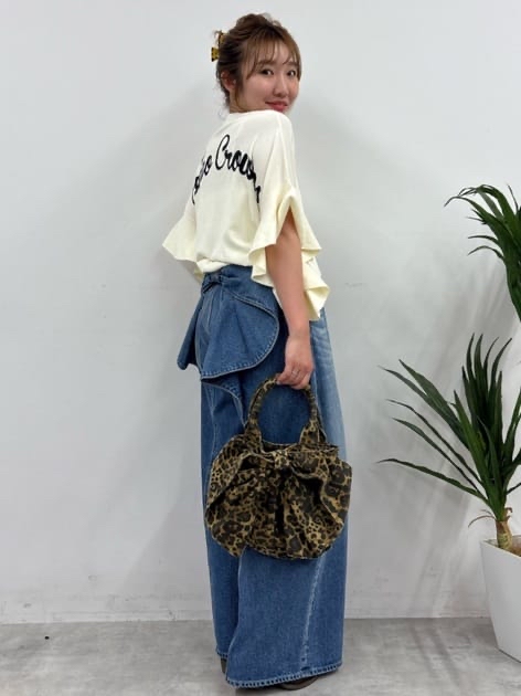 蝴蝶結牛仔褲