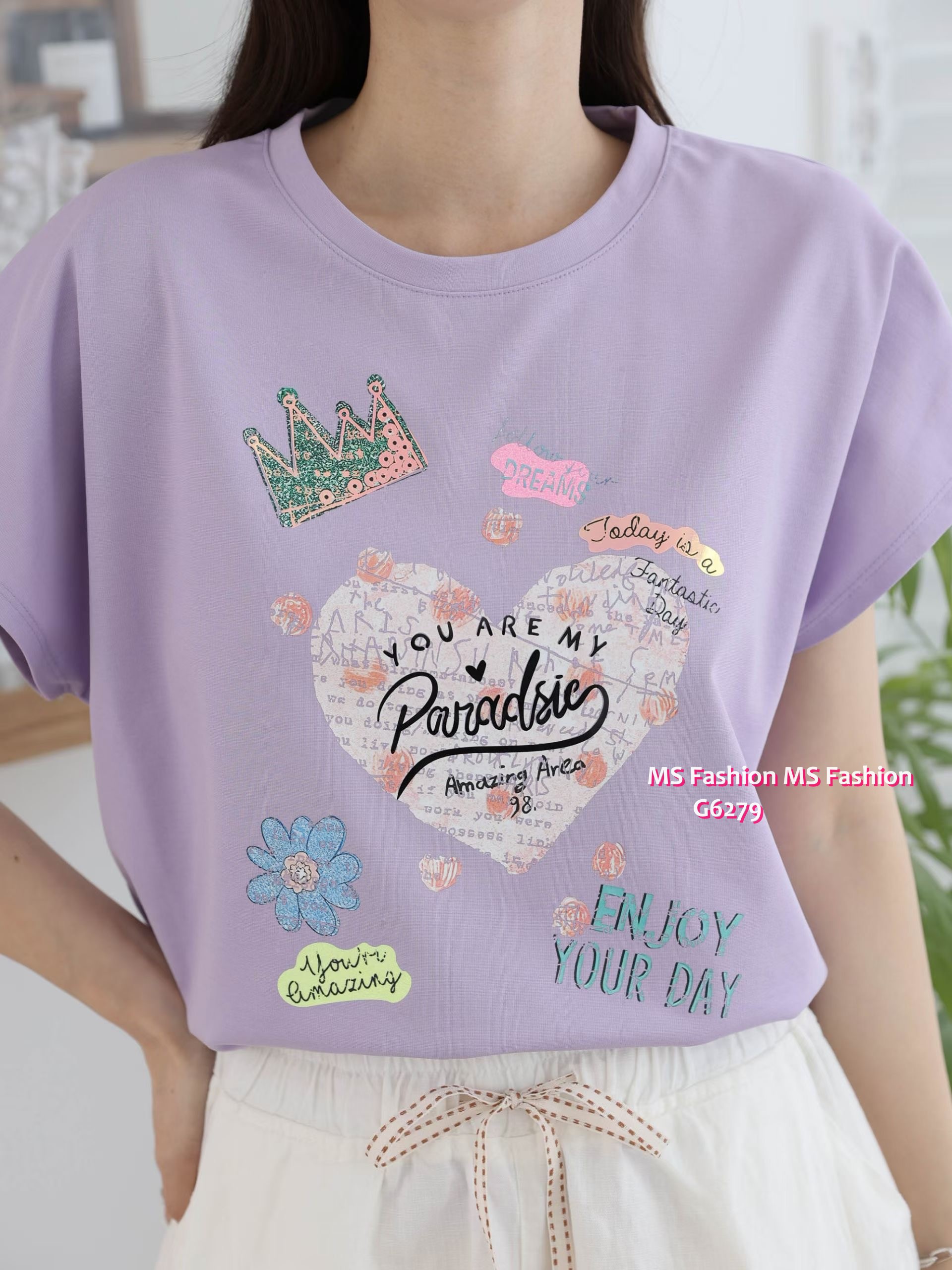 G6279 韓國🇰🇷靚print top