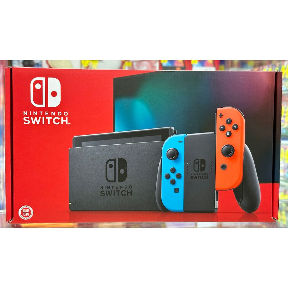 香港行貨-Nintendo-Switch-電量加強版主機| Smart Game Shop 泡泡龍