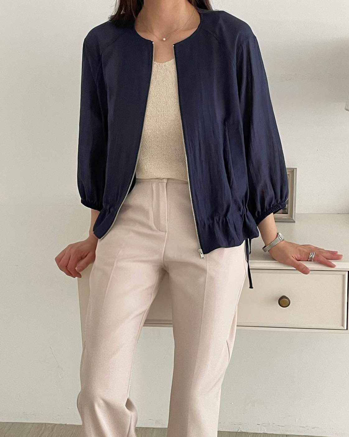 超薄中袖外套仔