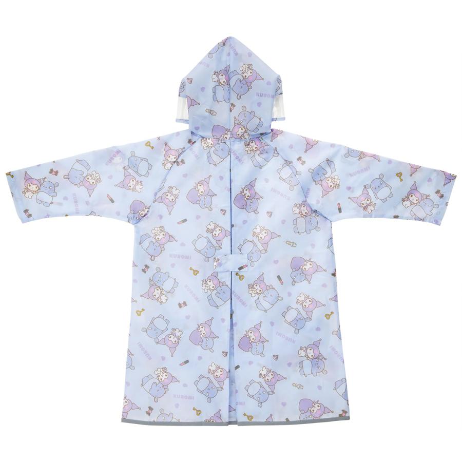 📢現貨 日本直送~新款Kuromi兒童雨衣 可背書包